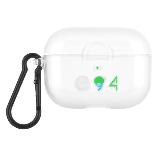 Casemate AirPods Pro Case ECO 94 - Clear w/ Black Carabiner Clip