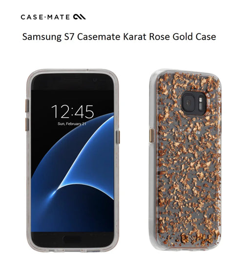 Samsung S7 Casemate Karat Rose Gold Case CM033972 - LX2001 - Homewares, Outdoor, Phone Accessories, Cases, Speakers, Headphones + More -