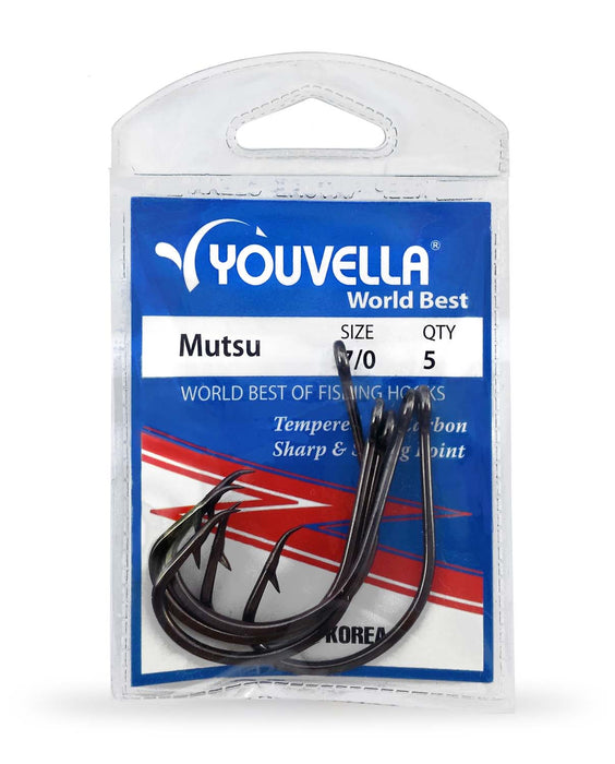 Youvella Mutsu 7/0 Hooks (5 per pack)
