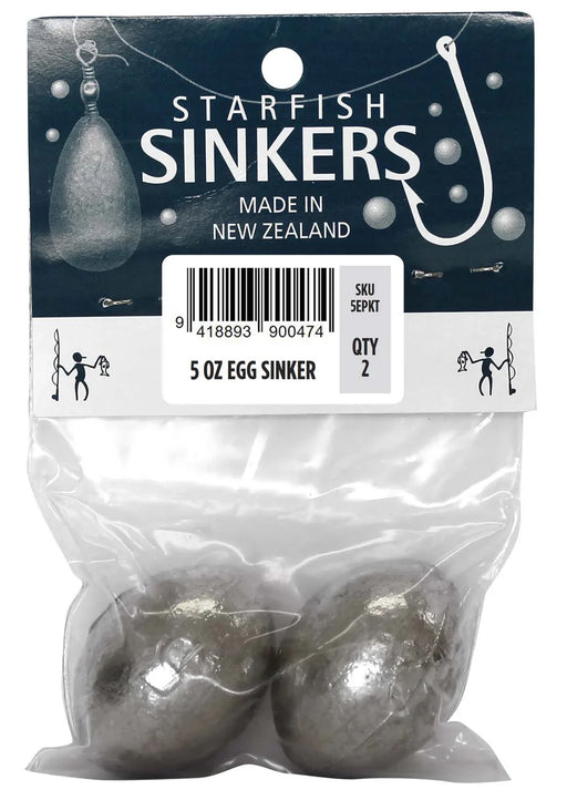 Starfish Egg Sinker Packet 5oz (2 per pack) - LX2001 - Homewares, Outdoor, Phone Accessories, Cases, Speakers, Headphones + More -