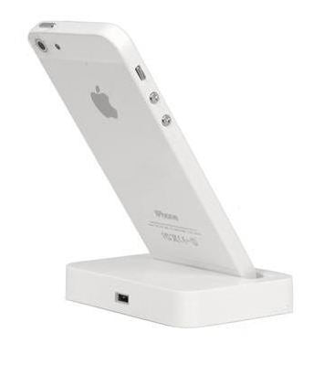 iPhone 5 Dock Stand + Lightning Cable + Charger