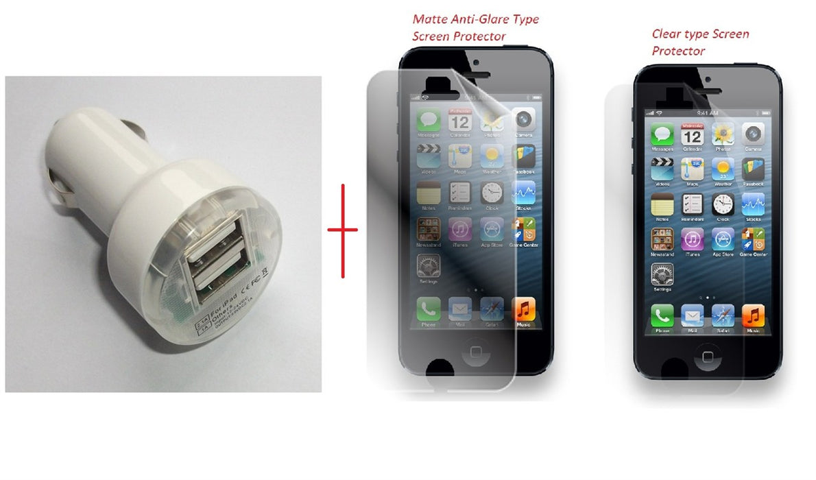 Dual Car Charger for iPhone 5