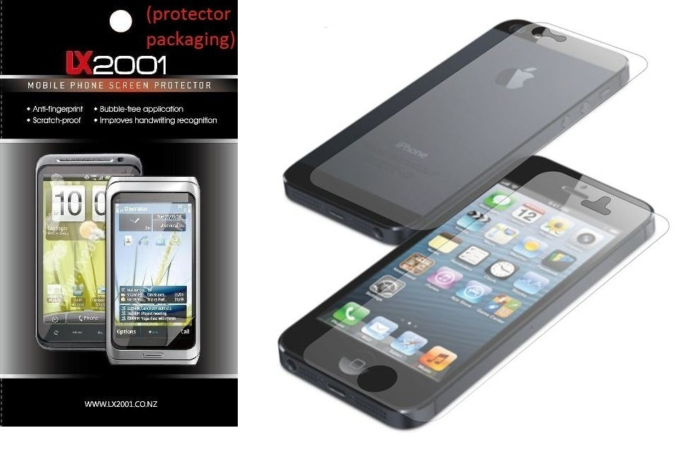 iPhone 5 Screen Protector Guard Front + Back