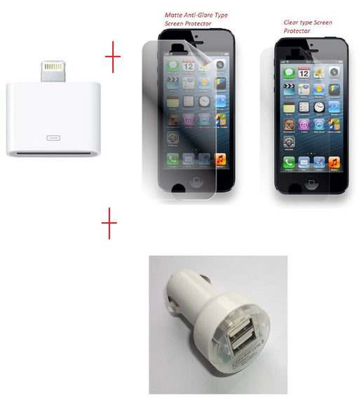 IPHONE 4 TO IPHONE 5 ADAPTER + Charger