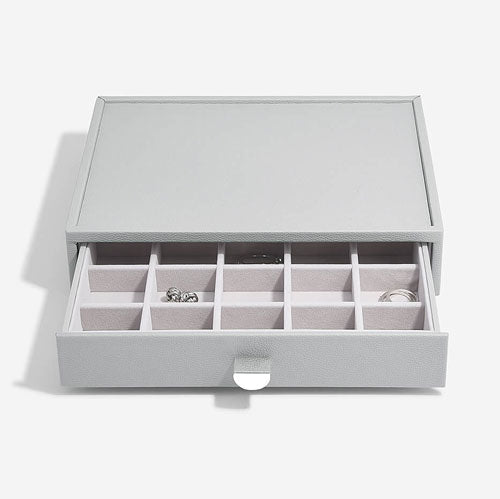 Stackers Classic Drawer Trinket Layer Pebble Grey