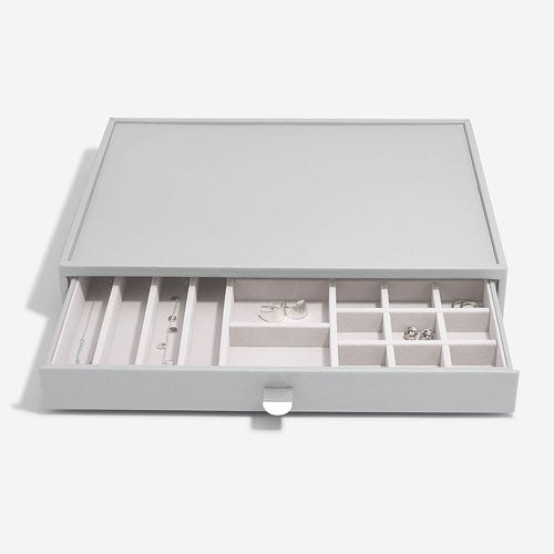 Stackers Supersize Drawer All In One Jewellery Layer Pebble Grey