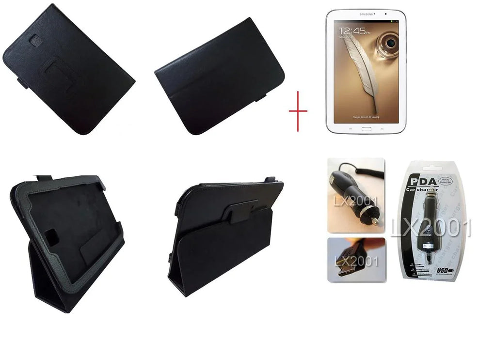 Samsung Galaxy Note 8 Leather Case + Car Charger - LX2001 - Homewares, Outdoor, Phone Accessories, Cases, Speakers, Headphones + More -