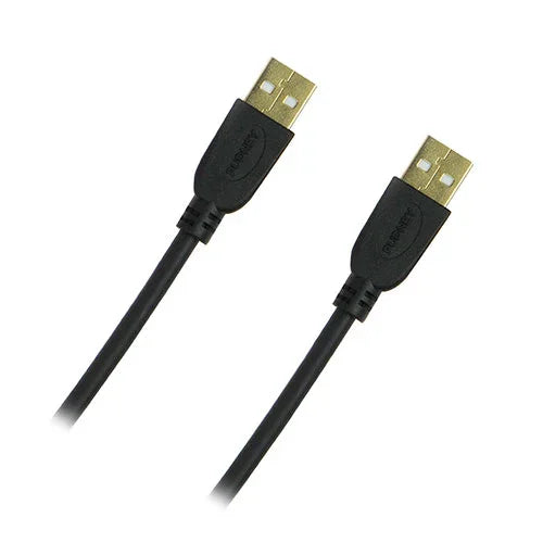 Pudney Usb A Plug To A Plug V2.0 2 Metres Black - LX2001 - Homewares, Outdoor, Phone Accessories, Cases, Speakers, Headphones + More -