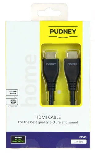 Pudney Ultra High Speed Hdmi Cable 8K V2.1 Plug To Plug 1 Metre - LX2001 - Homewares, Outdoor, Phone Accessories, Cases, Speakers, Headphones + More -