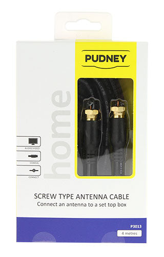 Pudney F Plug To F Plug Flylead Rg6 4 Metre