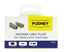 Pudney Coaxial Plugs Rg59 Metal Pack 2 - LX2001 - Homewares, Outdoor, Phone Accessories, Cases, Speakers, Headphones + More -