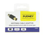 Pudney Coaxial Plug To F Socket Adaptor - LX2001 - Homewares, Outdoor, Phone Accessories, Cases, Speakers, Headphones + More -