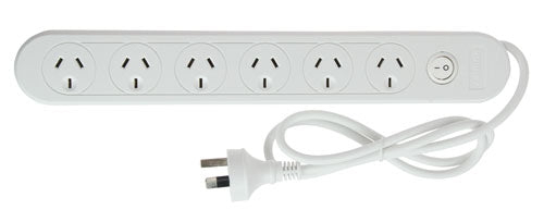 Pudney 6 Way Outlet Overload Protection