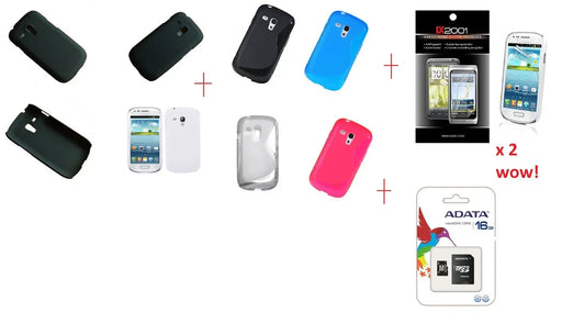 Samsung Galaxy S3 Mini Hard Gel Case 16GB MicroSD - LX2001 - Homewares, Outdoor, Phone Accessories, Cases, Speakers, Headphones + More -