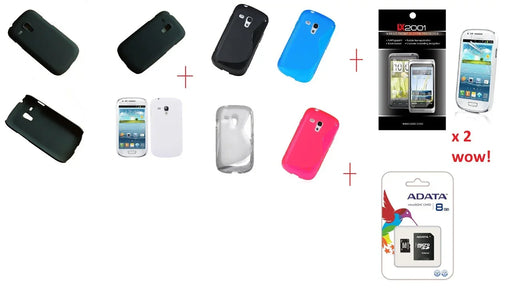 Samsung Galaxy S3 Mini Hard Gel Case 8GB MicroSD - LX2001 - Homewares, Outdoor, Phone Accessories, Cases, Speakers, Headphones + More -
