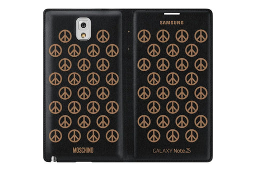 Samsung Note 3 Moschino Wallet Cover - Black Peace - LX2001 - Homewares, Outdoor, Phone Accessories, Cases, Speakers, Headphones + More -
