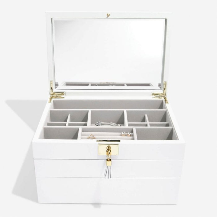 Stackers Classic Premium Leather Set 3 Orchid White