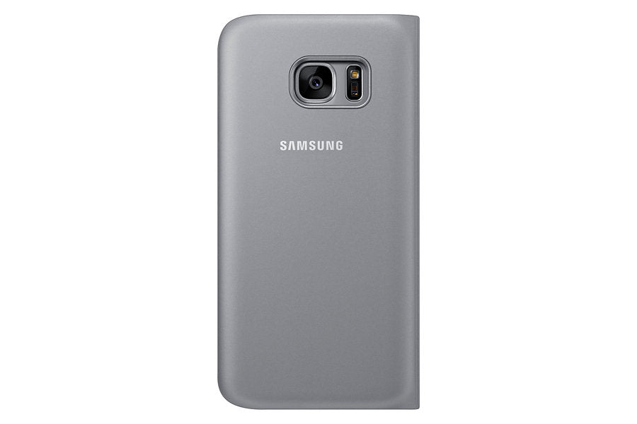 Samsung Galaxy S7 S View Flip Case - Silver EF-CG930PSEGWW