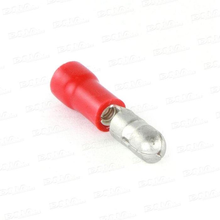 Red Male Bullet Terminals 4Mm - Pack Of 100