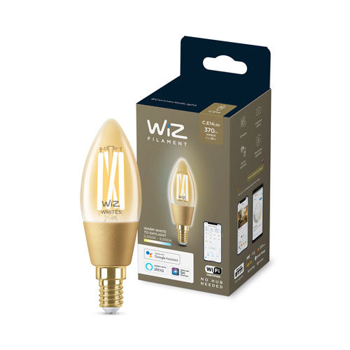 Wiz Amber Filament Wi-Fi+Ble 25W C35 E14 920-50 Bulb
