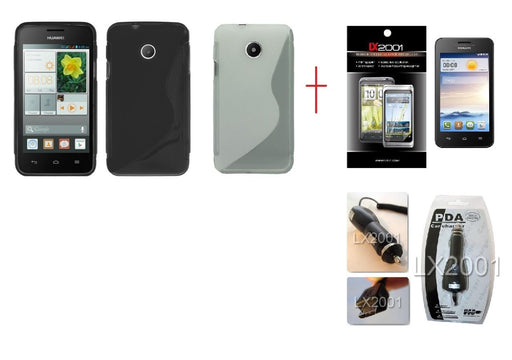 Huawei Ascend Y330 Gel Case Car Charger